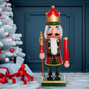 Kurt Adler 43-Inch Lighted Musical Collapsible Nutcracker