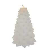 Kurt Adler 9-Inch Battery Operated White Christmas Tree Candle with LED Flicker Flame