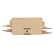 Kurt Adler 15-Inch Battery Operated 10-Light Tree With Village Scene