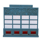 Kurt Adler enchanting 8.375-Inch Battery Operated USB LED Lighted Christmas Shop With Spinning Glitter Water