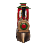 Kurt Adler 7.625-Inch Battery Operated LED Lighted Santa Train With Spinning Glitter Water