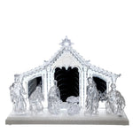 Kurt Adler 9.65-Inch Battery-Operated LED Musical Nativity Scene