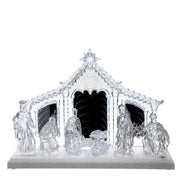 Kurt Adler 9.65-Inch Battery-Operated LED Musical Nativity Scene
