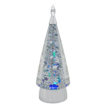 Kurt Adler 11.5-Inch Battery-Operated USB LED Rotating Christmas Tree