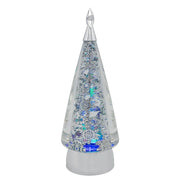 Kurt Adler 11.5-Inch Battery-Operated USB LED Rotating Christmas Tree