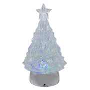 Kurt Adler 9-Inch Battery Operated USB LED Lighted Tree Water Lantern