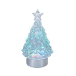 Kurt Adler 9-Inch Battery Operated USB LED Lighted Tree Water Lantern