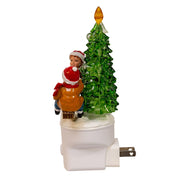 Kurt Adler 6.18-Inch LED Nightlight with  Tree and SeeSaw