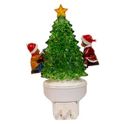 Kurt Adler 6.18-Inch LED Nightlight with  Tree and SeeSaw