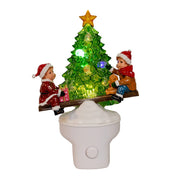Kurt Adler 6.18-Inch LED Nightlight with  Tree and SeeSaw