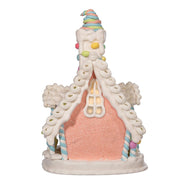 Kurt Adler 12.5-Inch Battery-Operated Light Up Pastel Gingerbread House