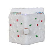 Kurt Adler 1.6-5.1-Inch Battery Operated Multicolor LED Lighted Gingerbread House Set