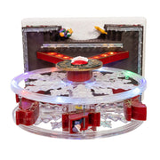 Kurt Adler Battery Operated Musical Animated Santa Ferris Wheel