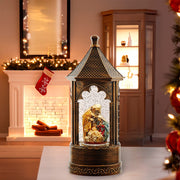 Kurt Adler 11.5-Inch Battery Operated Lighted Nativity Water Lantern