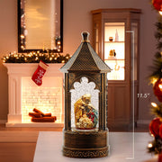 Kurt Adler 11.5-Inch Battery Operated Lighted Nativity Water Lantern