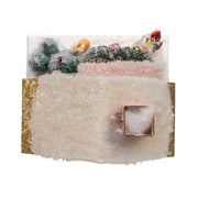 Kurt Adler 7.5-Inch Battery Operated LED Lighted Green Paper House Table Piece