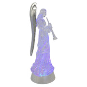Kurt Adler 13.25-Inch Battery-Operated USB LED Lighted Angel With Horn Water Globe