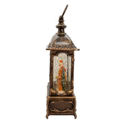 Kurt Adler 12-Inch Battery Operated Warm White LED Lighted Santa With Animals Lantern