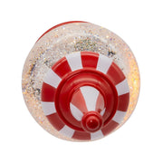 Kurt Adler 16-Inch Battery Operated Lighted Tower with Santa Scene Village