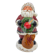 Kurt Adler 10-Inch Battery Operated Musical Santa Table Piece with Digital Propeller