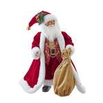 Kurt Adler 17-Inch Jacqueline Kent Traditional Red Santa with Bag