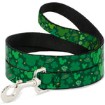 Dog Leash - St. Patrick's Day Mickey Collage Greens