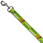 Dog Leash - DAFFY DUCK w/Face CLOSE-UP Greens