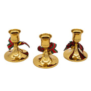 Kurt Adler 3-Inch Candleholder 3-Piece Set