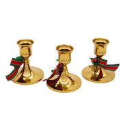 Kurt Adler 3-Inch Candleholder 3-Piece Set