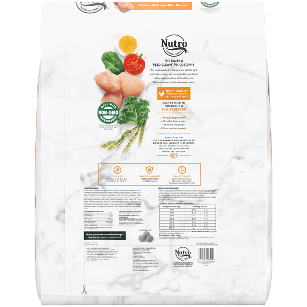 Nutro Natural Choice Large Breed Adult Chicken Dry Dog Food (30lb) 
