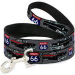 Dog Leash - Route 66 Classics Gray