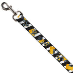 Dog Leash - Wall-E Poses/Stripe Black/White