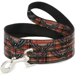 Dog Leash - Irish Skulls/Plaid