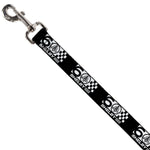 Dog Leash - SHELBY 60 YEARS SINCE 1962 Checker Black/White
