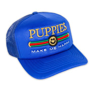 Pup Lux Metallic Gold Puff Embroidery | Trucker Cap | Dog Lover Gift