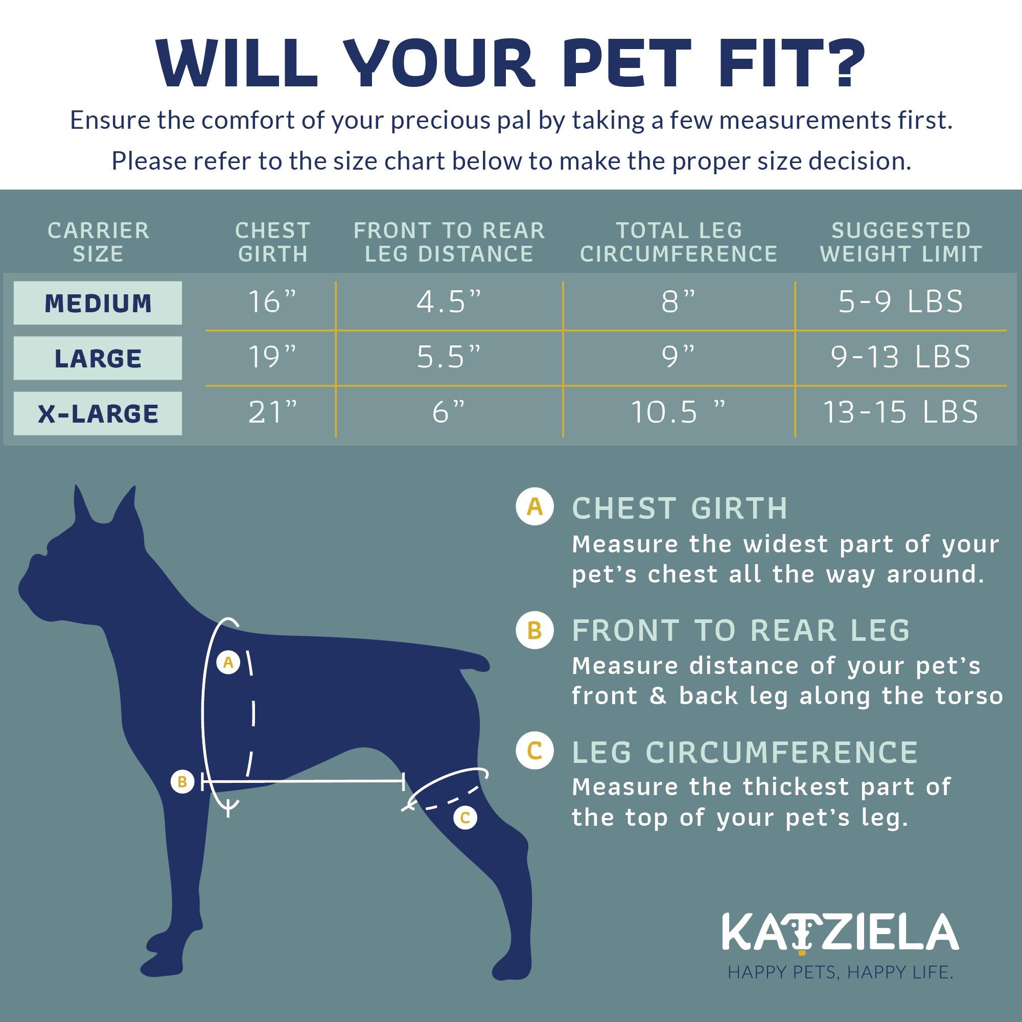 Kangaroo Pouch Pet Carrier with Breathable Mesh - Southlake Paws