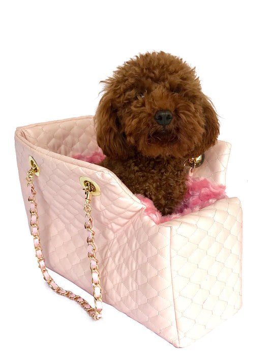 NEW Kate Quilted Carrier, Light Matte Pink