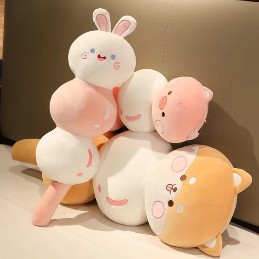 Cute Animal Dango Snack Plushies 