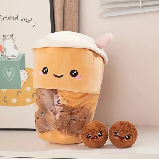 Boba Tea & Boba Pearl Plushies 