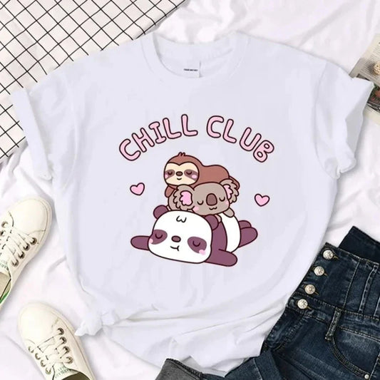 Kawaii "Chill Club" T-Shirt 