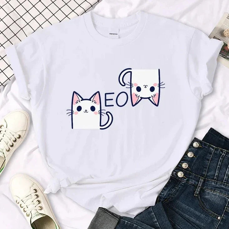 "Meow" Neko T-Shirt 