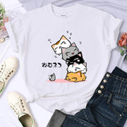 Cute Sleepy Cats T-Shirt 