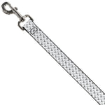Dog Leash - Dog Bone White/Black