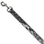 Dog Leash - Grunge Gears Black/White