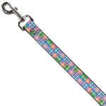 Dog Leash - Madras Plaid Pink