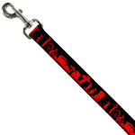 Dog Leash - Graveyard Black/Red
