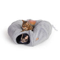 Load image into Gallery viewer, K&H Thermo-Kitty Heated Cat Tunnel – Indoor Heated Cat Bed and Play Tunnel with Machine Washable Pillow
