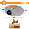 Load image into Gallery viewer, K&H Thermo-Kitty Heated Cat Tunnel – Indoor Heated Cat Bed and Play Tunnel with Machine Washable Pillow
