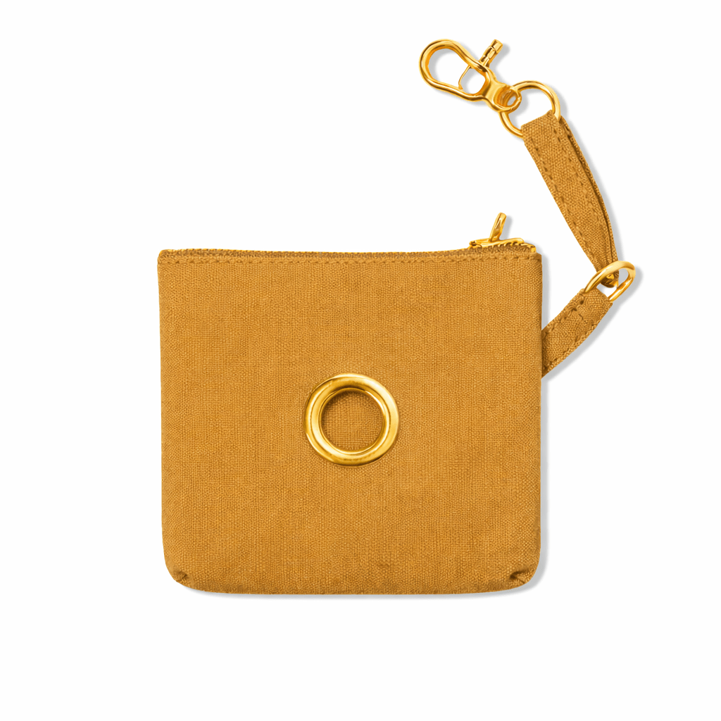 Poop Bag Pouches Premium Khaki Waxed Cotton Canvas Poop Bag Pouch