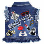 Swiftie Inspired Kids Denim Vest